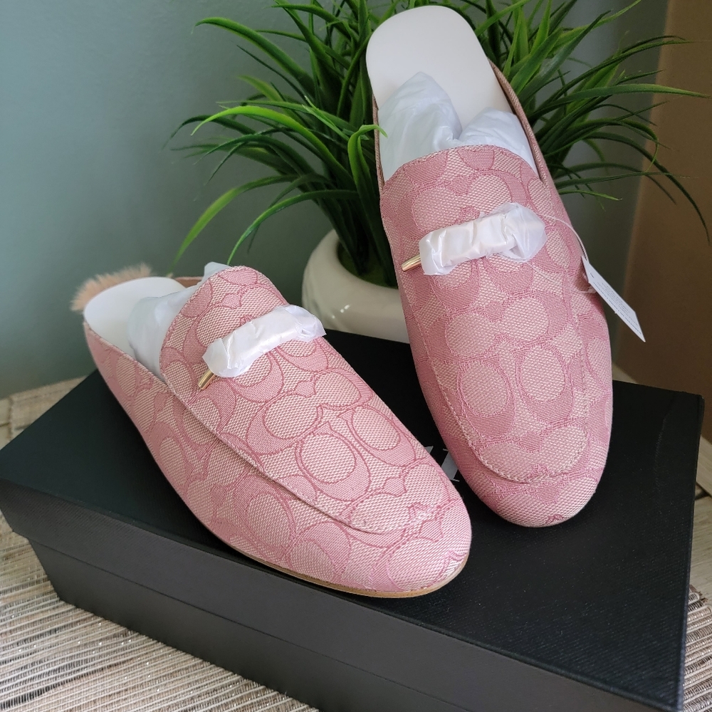 Coach Sienna sherpa slide